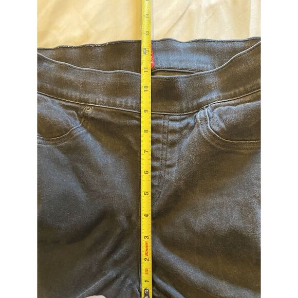 SPANX Ankle Skinny Distressed/Torn, Black Jeans Jeggings-Med - Picture 5 of 9